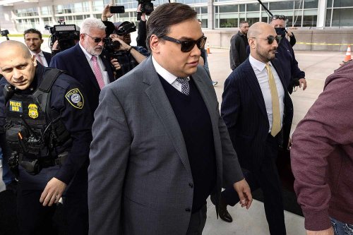 George Santos Sobs into His Hands as Judge Reads Harsh Prison Sentence, Calls Him 'Arrogant Fraudster'