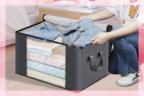 Amazon Shoppers Say They Can Organize a 'Messy Closet' Into 'Something Pretty' with These $3 Storage Bags