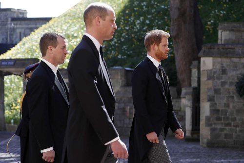 Prince Harry and Prince William Reunite at Grandfather Prince Philip's Funeral