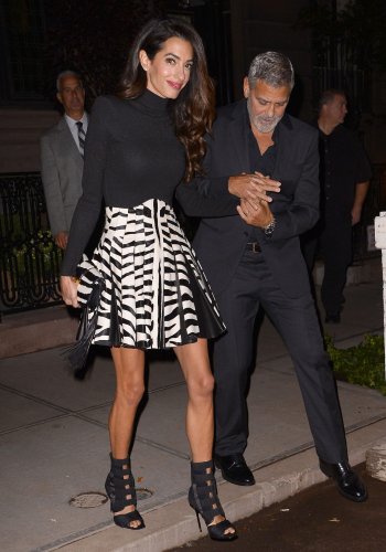 George and Amal Clooney Celebrate 8-Year Wedding Anniversary During New York City Night Out