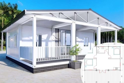 We Found a Solar-Powered Tiny Home with 3 Bedrooms, a Spacious Porch, and Customizable Layout