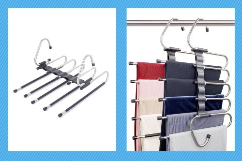 I Swapped All My Pants Hangers for These Genius Organizers to Fit More in My Closet — and They’re Just $11 Apiece