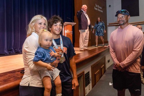 Tiger Woods and Ex-Wife Elin Nordegren Celebrate as 15-Year-Old Son Charlie Receives Golf Championship Ring