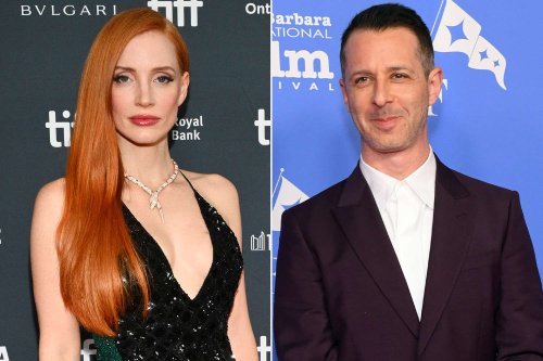 Jessica Chastain and Jeremy Strong Dance to Madonna in Hotel Room — See the Video!
