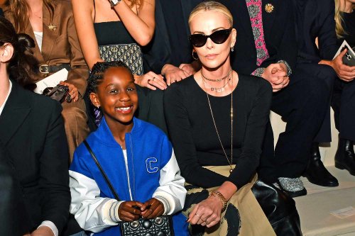 Charlize Theron Enjoys Rare Outing with Daughter August, 7, as They Sit Front Row at Dior Pre-Fall Show