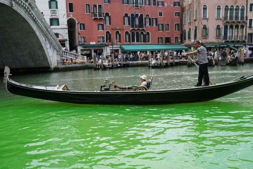 Authorities Reveal What Caused Venice's Canals to Turn Bright Green