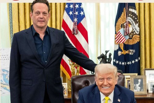 Vince Vaughn Visits Donald Trump and Gets the Parody Treatment on Official POTUS Account: 'White House Crashers'