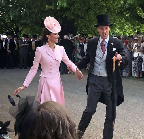 Kate Middleton and Prince William Look Straight Out of a Musical in Rare Candid Garden Party Photo