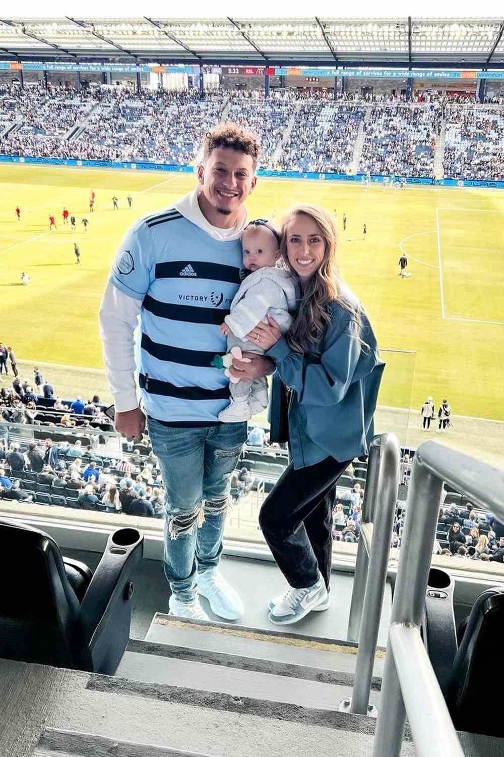 Brittany Mahomes Jokes That Daughter Sterling 'Decided to Go Wild