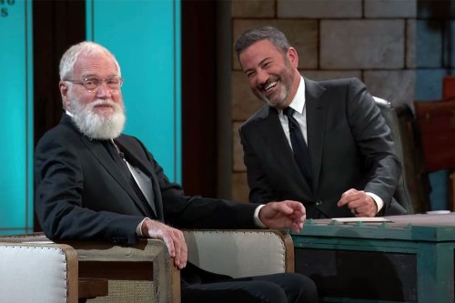 David Letterman Jokes About Son's 'Devastating' Move to College on Jimmy Kimmel Live