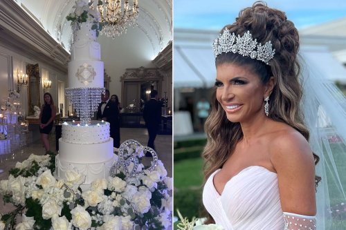 Teresa Giudice's 7-Tier Wedding Cake Had a Chandelier in the Middle — All the Details