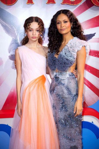 Thandie Newton and Her Mini-Me Daughter Nico Parker Walk the 'Dumbo' Premiere Red Carpet Together