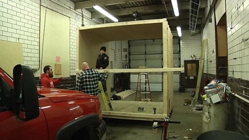 Making a Rotating Room Set for a Gravity Defying Shoot for Just $350