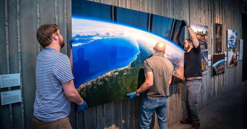 The Making of a Massive 94-Inch Print of the Curvature of the Earth