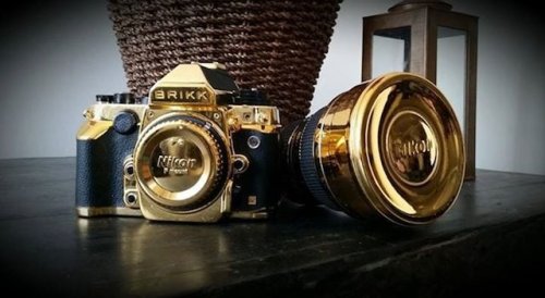 Brikk to Release 24K Gold Nikon Df and Nikkor 14-24mm f/2.8 Lens... Because... Opulence
