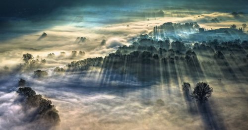 Stunning Photo of Morning Fog Wins 2021 Weather Photo of the Year
