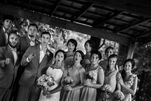 Wedding Photographer Slips, Snaps Shot on the Way Down