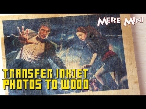 Simple Trick Allows You to Transfer Images Onto Wood Using Only an Inkjet Printer