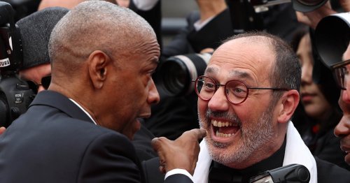 Denzel Washington Shouts Into Smiling Face of Photographer Who Grabbed Him