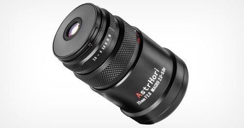 AstrHori 25mm f/2.8 2x-5x Is an Ultra-Macro Lens for Full-Frame Cameras