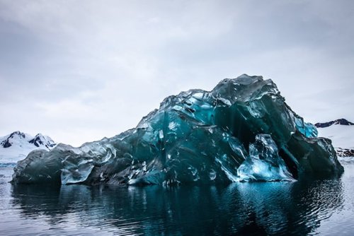 Photographer Captures Rare Pictures of an Upside-Down Iceberg