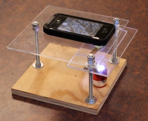 Turn Your Smartphone Into a Microscope and Macro Photography Stand for Only $10