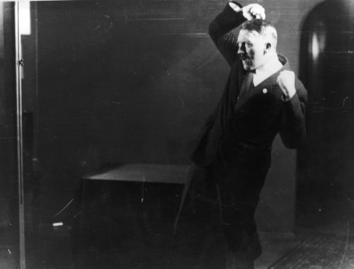 Strange Series of Photographs Show Hitler Practicing His Body Language