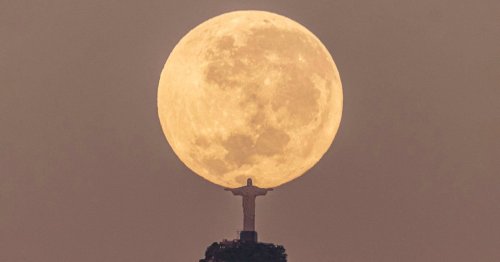 Photographer Captures Christ The Redeemer Holding The Moon