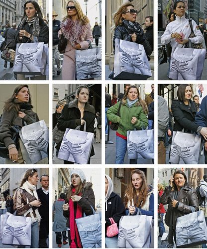Photographer Creates Grids Showing How People on City Streets Look the Same