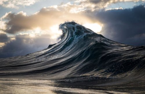 Seascapes: Ocean Waves Photographed to Look Like Mountain Ranges