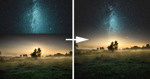 How to Make a Composite Dreamscape in Photoshop with Two Photos