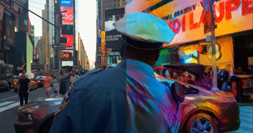 Computer Algorithm Turns NYC Timelapse Into Moving Van Gogh Painting