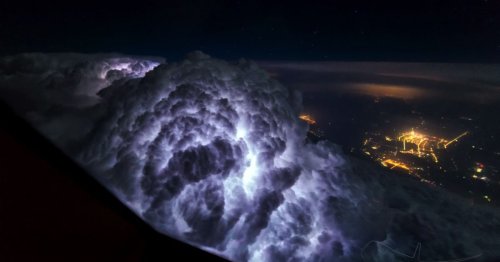 This 747 Pilot Shoots Incredible Photos of Storms and Skies