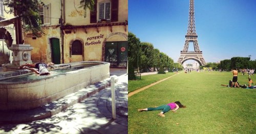 Woman Shoots ‘Anti-Selfies’ by ‘Dying’ at Famous Landmarks
