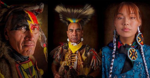 Photographer's Spectacular Portraits Taken at Native American Powwows