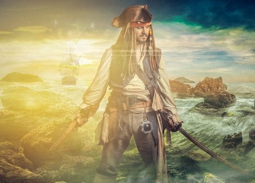 Creating My Own Captain Jack Sparrow Movie Posters with a Garage Shoot and Photoshop