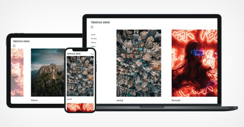 500px Relaunches Portfolios, Its Template-Based Website Builder