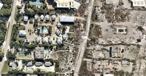 Before and After Aerial Photos Show the Devestation of Hurricane Ian