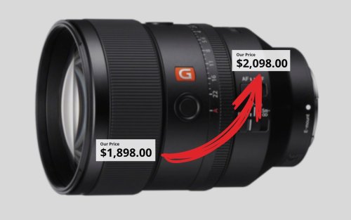 Sony Quietly Raised the Price of the 135mm f/1.8 GM Lens by $200