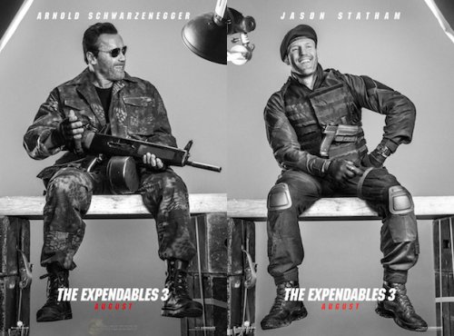 The Expendables 3 Promo Posters Feature Pointless Studio Lights that Do Nothing