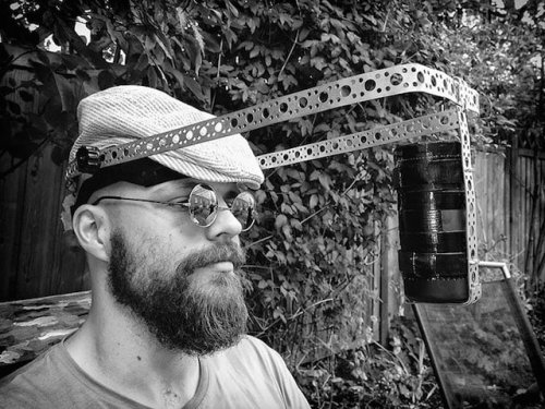 Photographer Creates Clever Pinhole Headgear to Capture Unique Selfies