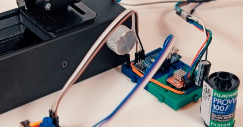How to Make an Auto 35mm Film Scanner with Arduino Nano and Python