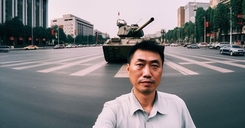 AI Image of Tiananmen Square's Tank Man Rises to the Top of Google Search