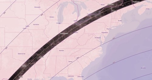 This Map Lets You Easily Find the Best Spots to See the 2024 Solar Eclipse