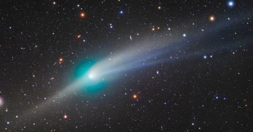 Timelapse of the Green Comet that Passed Through our Solar System