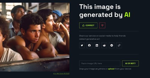 'AI or Not' is a Free Web App That Claims to Detect AI Generated Photos