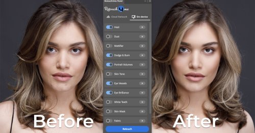 Updated Retouch4me Photoshop Panel Adds Cloud-Based AI Editing