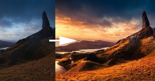 How to Dramatically Shape the Light of a Landscape Photo in Lightroom