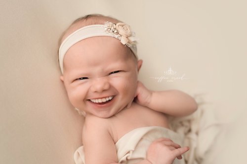Newborn Photographer Adds Teeth to Baby Portraits with Hilarious Results