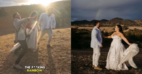 Video of Wedding Photographer Getting Excited About a Rainbow Racks Up 20 Million Views